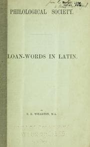 Tapa de Loan-words in Latin