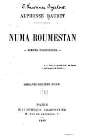 Tapa de Numa Roumestan: mœurs parisiennes..