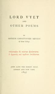 Tapa de Lord Vyet, and other poems
