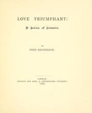 Tapa de Love triumphant