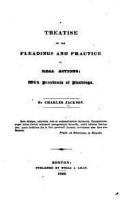 Tapa de A Treatise on the Pleadings and Practice in Real Actions: With Precedents of ..