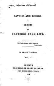Tapa de Sayings and Doings: A Series of Sketches from Life [First Series]