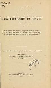 Tapa de Man's true guide to Heaven