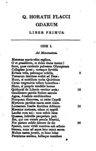Tapa de Quinti Horatii Flacci Opera
