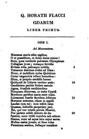 Tapa de Quinti Horatii Flacci Opera