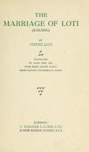 Tapa de The marriage of Loti (Rarahu)