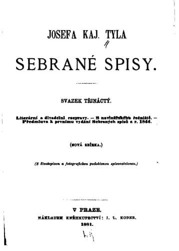 Tapa de Sebrané spisy
