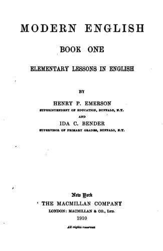 Tapa de Modern English