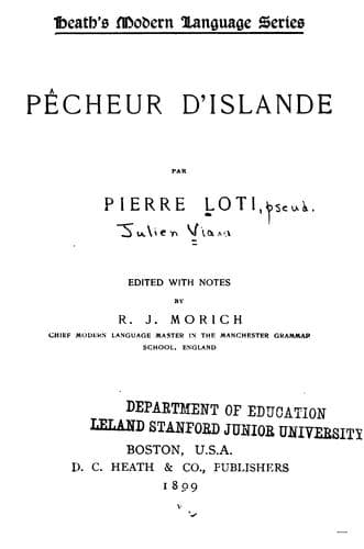 Tapa de Pêcheur d'Islande