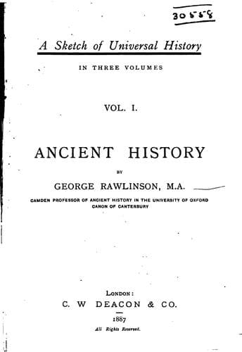 Tapa de Ancient History