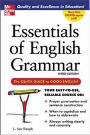 Tapa de Essentials of English grammar