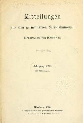 Tapa de Mitteilungen