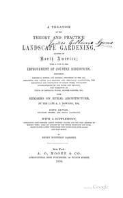 Tapa de A Treatise on the Theory and Practice of Landscape Gardening, Adapted to North America: With a ...