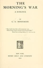 Tapa de The morning's war; a romance