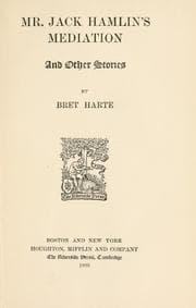 Tapa de Mr. Jack Hamlin's mediation, and other stories
