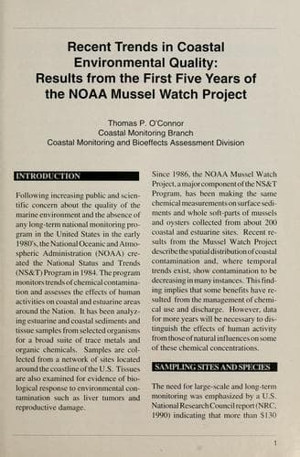 Tapa de Mussel watch