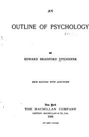Tapa de An Outline of Psychology