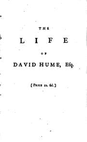 Tapa de The Life of David Hume, Esq.
