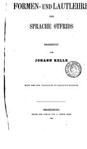 Tapa de Otfrids von Weissenburg Evangelienbuch