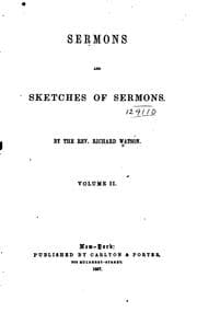 Tapa de Sermons and Sketches of Sermons