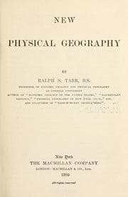 Tapa de New physical geography