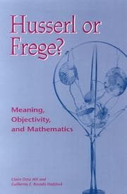 Tapa de Husserl or Frege?