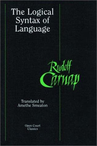 Tapa de Logische Syntax der Sprache
