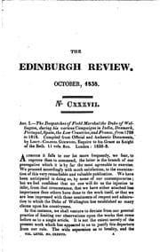 Tapa de The Edinburgh Review: Or Critical Journal