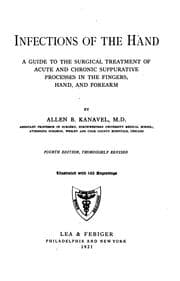 Tapa de INFECTIONS OF THE HAND