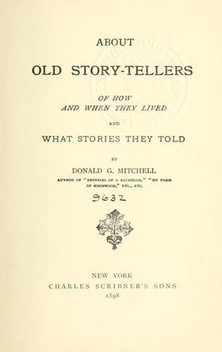Tapa de About old story-tellers