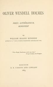 Tapa de Oliver Wendell Holmes, poet, littérateur, scientists