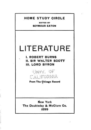 Tapa de Literature
