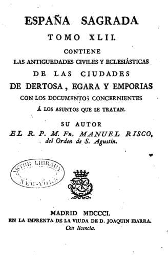 Tapa de España sagrada