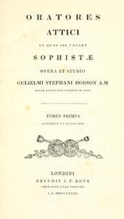 Tapa de Oratores attici et quos sic vocant sophistae