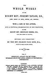 Tapa de The Whole Works of the Right Rev. Jeremy Taylor ...