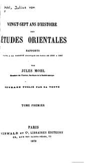 Tapa de Vingt-sept ans d'histoire des études orientales