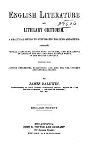Tapa de English literature and literary criticism