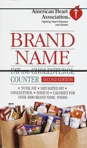 Tapa de Brand name fat and cholesterol counter