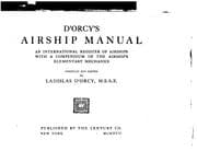 Tapa de D'Orcy's Airship Manual: An International Register of Airships with a Compendium of the Airship ..