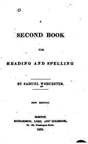 Tapa de A second book for reading and spelling