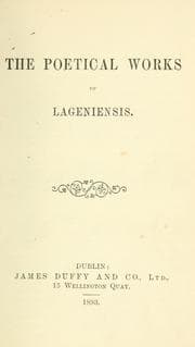 Tapa de The Poetical Works Of Lageniensis