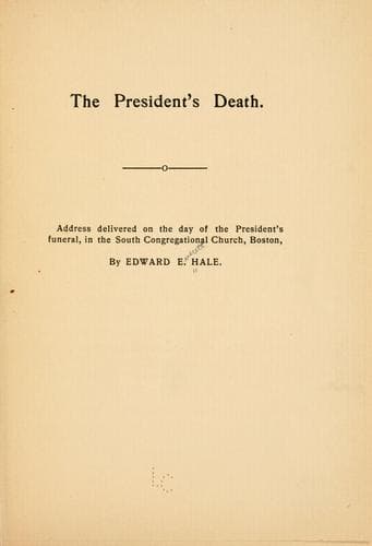 Tapa de The President's death