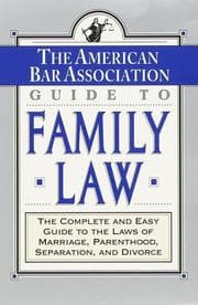 Tapa de The American Bar Association guide to family law