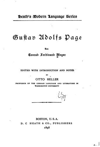 Tapa de Gustav Adolfs Page