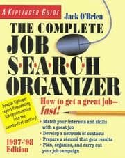 Tapa de The complete job search organizer, 1997-'98
