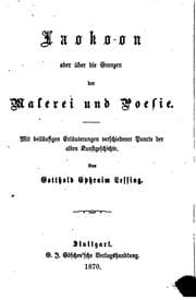 Tapa de Laokoon, oder über die Grenzen der Malerei und Poesie...: Oder über die Grenzen der Malerei und ..