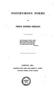 Tapa de Posthumous Poems