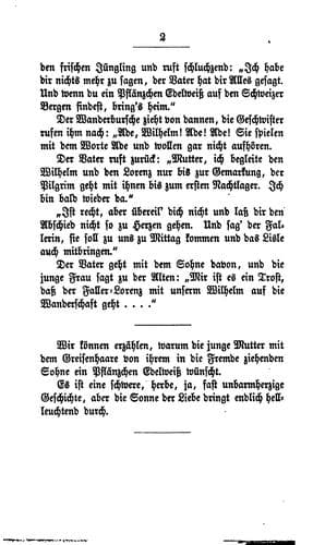 Tapa de Edelweiss: Eine Erzählung