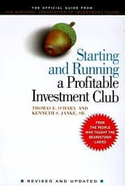 Tapa de Starting and running a profitable investment club