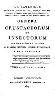 Tapa de Genera crustaceorum et insectorum: secundum ordinem naturalem in familias disposita, iconibus ..